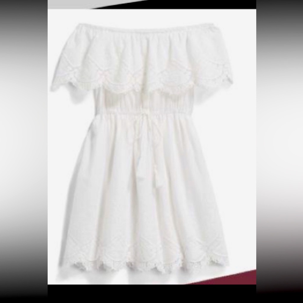 White Lacey Minidress